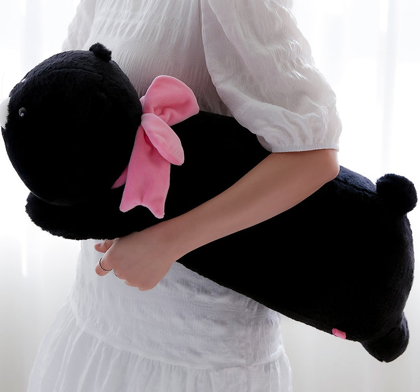 [KAKAO FRIENDS] blackchun pink ribbon pillow