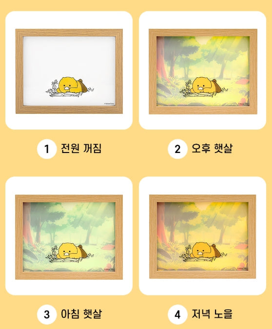[KAKAO FRIENDS]Choonsik Frame Mood Light Decorative Night Lamp