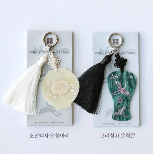 [KOREAN MUSEUM LIFE] mother-of-pearl decorative keyring