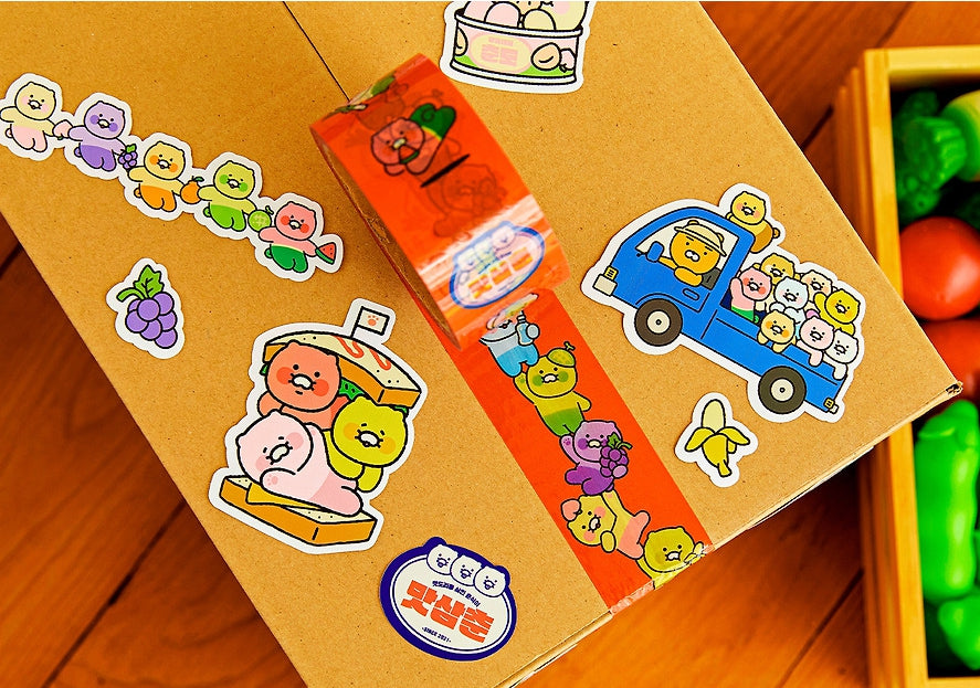 [KAKAO FRIENDS] choonsik mat samchun deco sticker pack