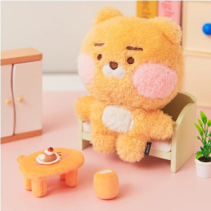 [KAKAO FRIENDS] fuzzy doll house side table & stool set