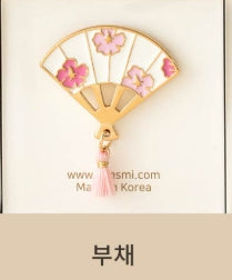 [KOREAN MUSEUM LIFE] hanbok mugunghwa badge