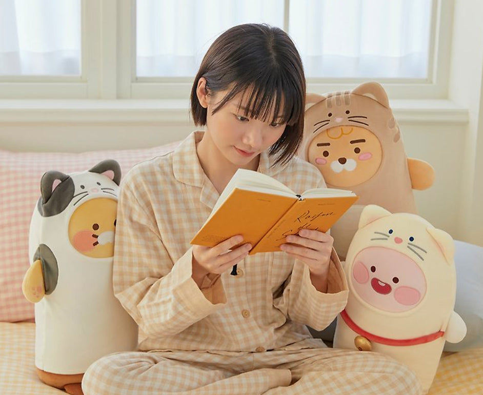 [KAKAO FRIENDS] Cat Pillow Choonsik Little Ryan Apeach OFFICIAL MD