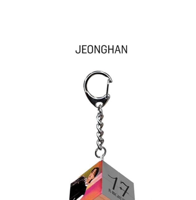 [SEVENTEEN] MINI CUBE KEYRING SET (17 IS RIGHT HERE) OFFICIAL MD