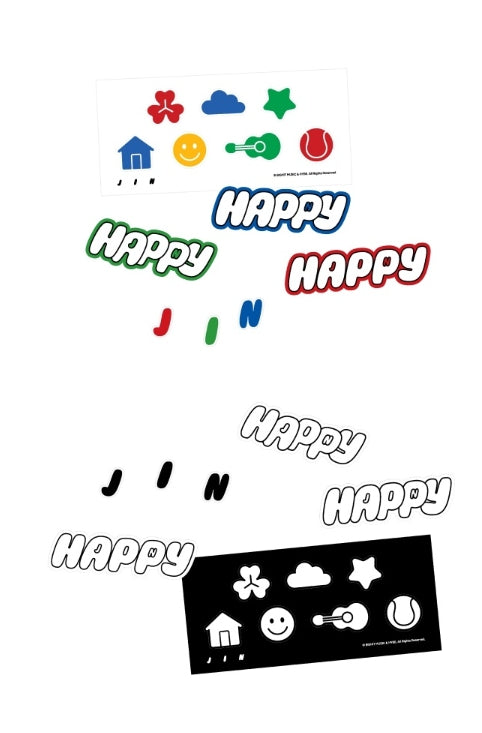 [BTS] JIN 'HAPPY' - Poster & Sticker Set