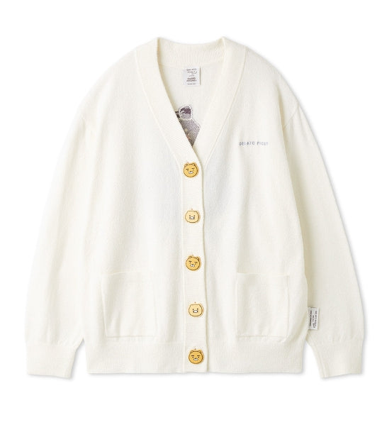 [KAKAO FRIENDS] kakao friends x gelato pique ryan & choonsik smoothie cardigan unisex