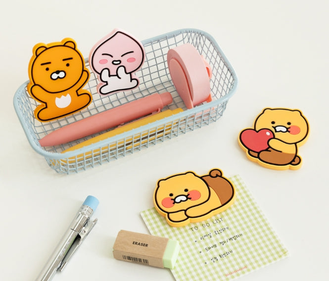 [KAKAO FRIENDS] PVC Magnet Set Fridge & Photo Frame 4pcs