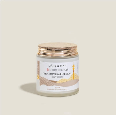 [Mary&May] Shea Butter & Rice Bran Body Cream 250ml