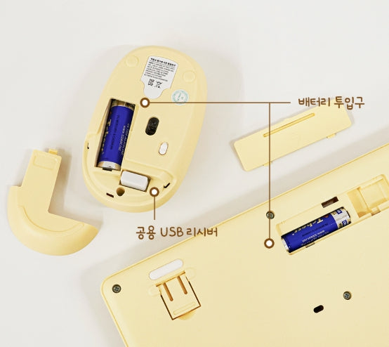 [KAKAO FRIENDS] Chunsik Wireless Keyboard and Mouse Set (Standard Edition)