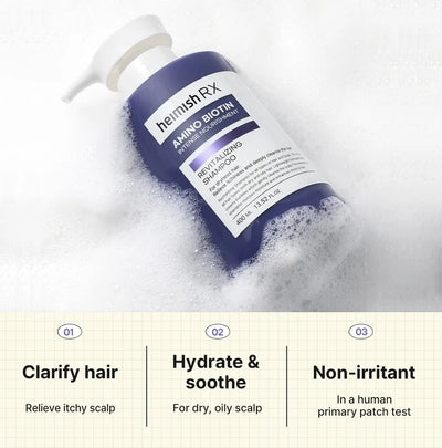[heimish] RX Amino Biotin Revitalizing Shampoo 400ml