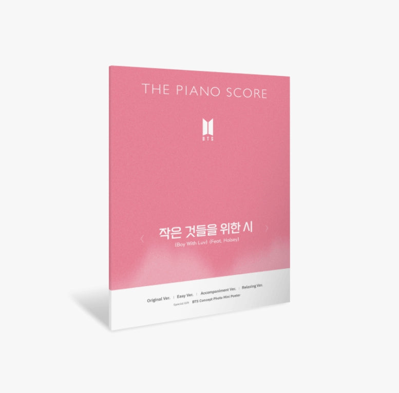 [BTS] the piano score : boy with luv (feat. halsey)'