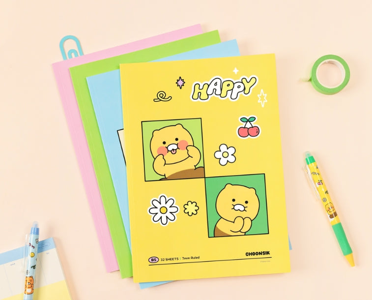 [KAKAO FRIENDS] Back-to-School Notebook Series (4 pcs per design)