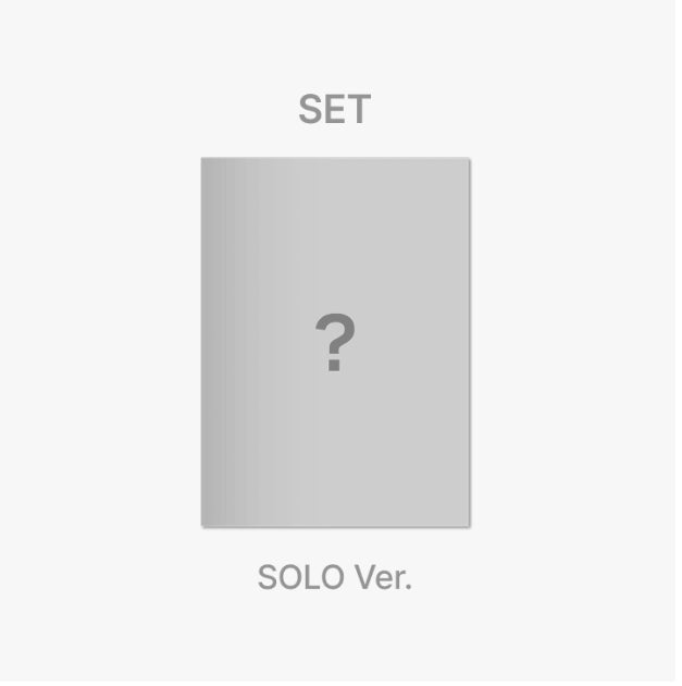[&TEAM] 3rd single 'go in blind' solo edition 9 set