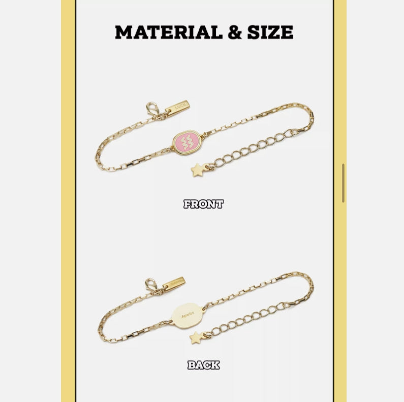 [ENHYPEN] JUNGWON BIRTHDAY WISH BRACELET GOLD OFFICIAL MD