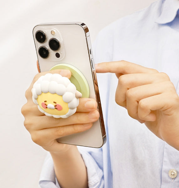 [KAKAO FRIENDS]Choonsik MagSafe Grip Stand Smart Holder
