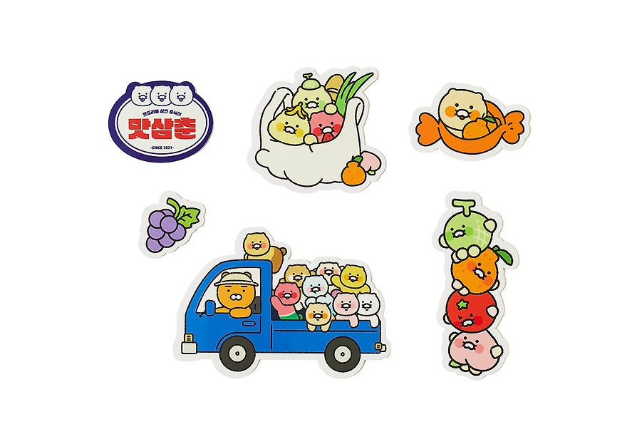 [KAKAO FRIENDS] choonsik mat samchun deco sticker pack