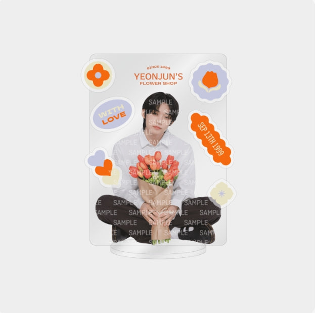 [TXT] yeonjun's flower shop - diy acrylic stand