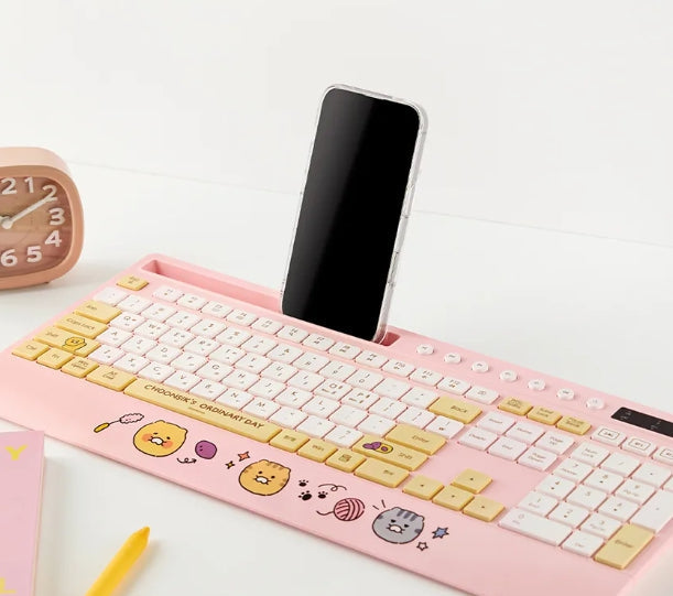 [KAKAO FRIENDS]Chunshik KFCB-100 Bluetooth Multi-Device Keyboard & Mouse Set with 3-Pad
