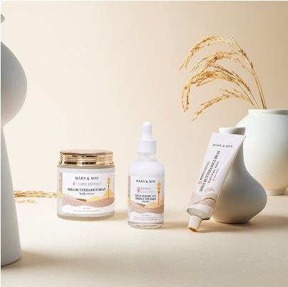[Mary&May] Shea Butter & Rice Bran Body Cream 250ml