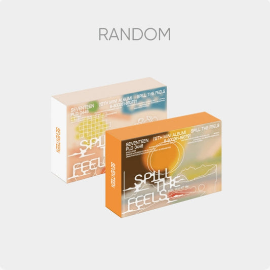 [SEVENTEEN] 12th mini album 'spill the feels' kit ver. (random)