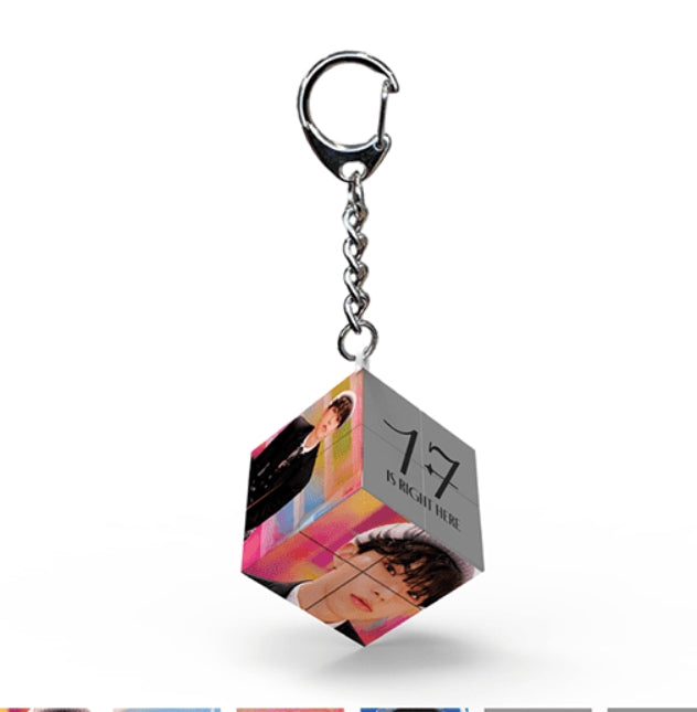 [SEVENTEEN] MINI CUBE KEYRING SET (17 IS RIGHT HERE) OFFICIAL MD