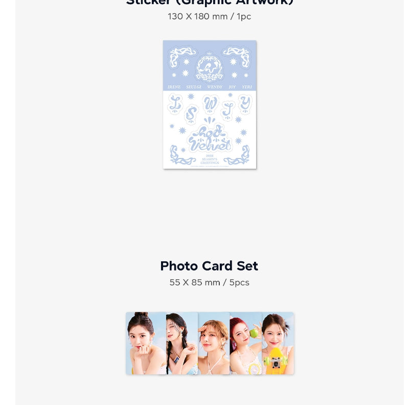 [Red Velvet] 2025 SEASON’S GREETINGS OFFICIAL MD