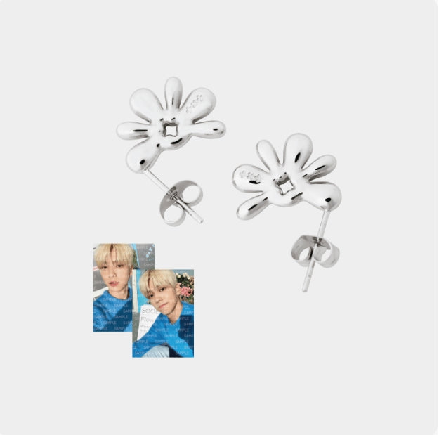 [TXT] soobin's flower shop - earrings (silver)