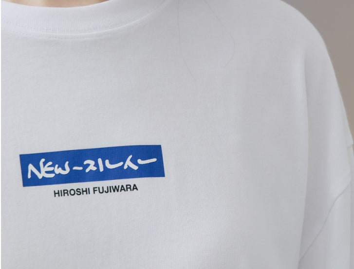 [NEW JEANS] NewJeans X Hiroshi Fujiwara Long sleeve T shirt OFFICIAL MD