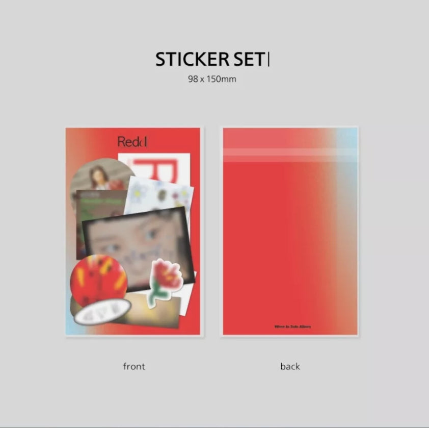 [MAMAMOO]- WHEE IN 1st Mini Album Redd WITH PRE- ORDER GIFT OFFICIAL MD