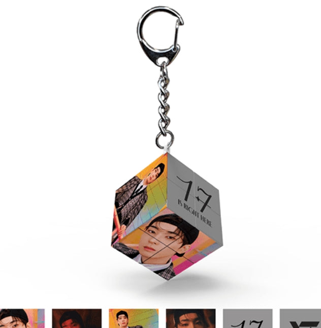 [SEVENTEEN] MINI CUBE KEYRING SET (17 IS RIGHT HERE) OFFICIAL MD