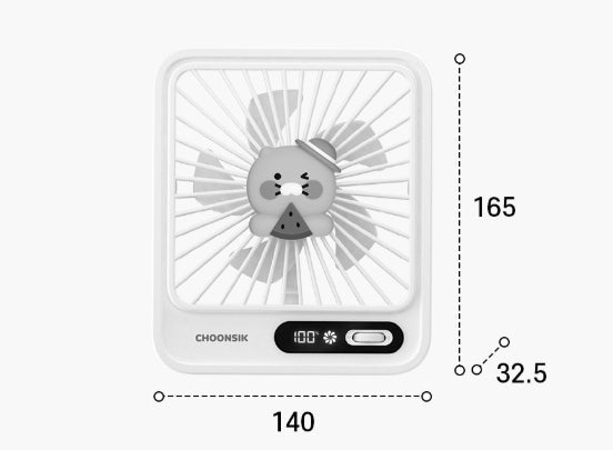 [KAKAO FRIENDS]Big Fan Wireless Desk Fan Chunshik