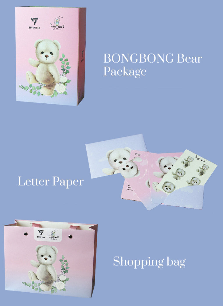 [SEVENTEEN] Bongbongie x TeddyTales] Limited Edition Bongbong Bear