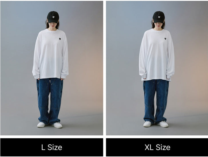 [NEW JEANS] NewJeans X Hiroshi Fujiwara Long sleeve T shirt OFFICIAL MD