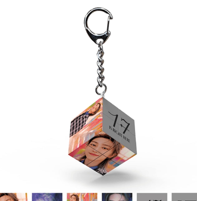 [SEVENTEEN] MINI CUBE KEYRING SET (17 IS RIGHT HERE) OFFICIAL MD