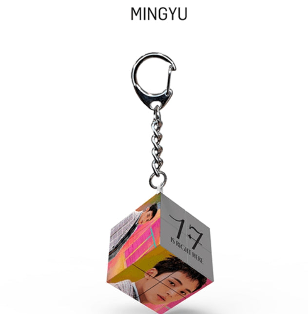 [SEVENTEEN] MINI CUBE KEYRING SET (17 IS RIGHT HERE) OFFICIAL MD