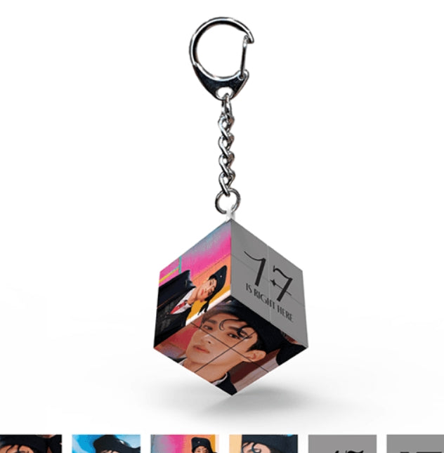 [SEVENTEEN] MINI CUBE KEYRING SET (17 IS RIGHT HERE) OFFICIAL MD