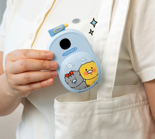 [KAKAO FRIENDS]Chunsik Dual UV Toothbrush Sterilizer & Dryer (Portable & Home Use, 2-Slot)