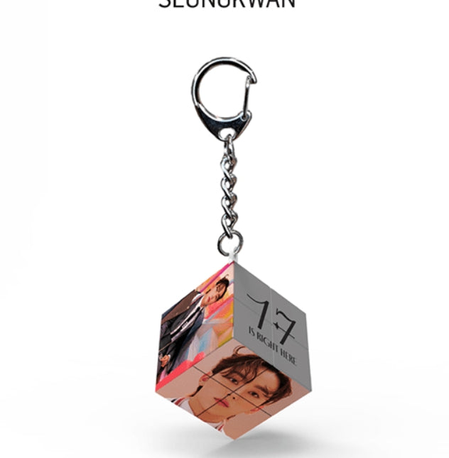 [SEVENTEEN] MINI CUBE KEYRING SET (17 IS RIGHT HERE) OFFICIAL MD