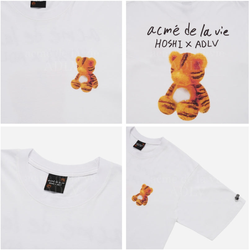 [SEVENTEEN] HOSHI X ADLV TIGER FIGURE SHORT SLEEVE T-SHIRT OFFICIAL MD