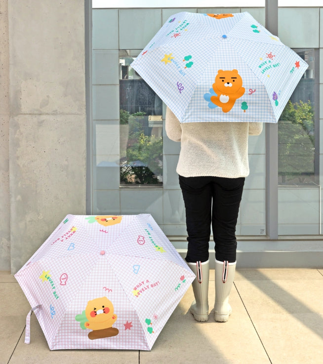 [Kakao Friends] 3-Fold Automatic Umbrella Chunsik/Ryan