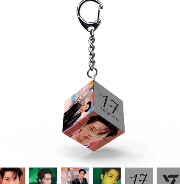 [SEVENTEEN] MINI CUBE KEYRING SET (17 IS RIGHT HERE) OFFICIAL MD