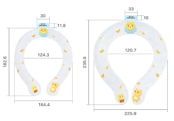 [KAKAO FRIENDS] Cooling Neck Ring Collection Chunshik Ryan