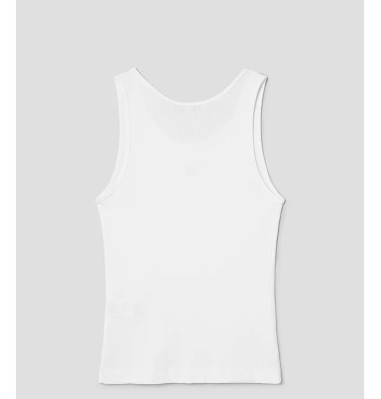 [BLACKPINK] Maison Kitsune Jenny Baby Fox Ribbed Tank Top  OFFICIAL MD