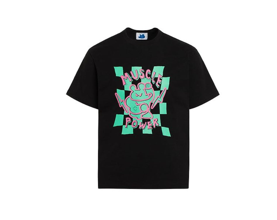 [KAKAO FRIENDS] SUKEYDOKEY Muscle Power Exercise T shirt OFFICIAL MD