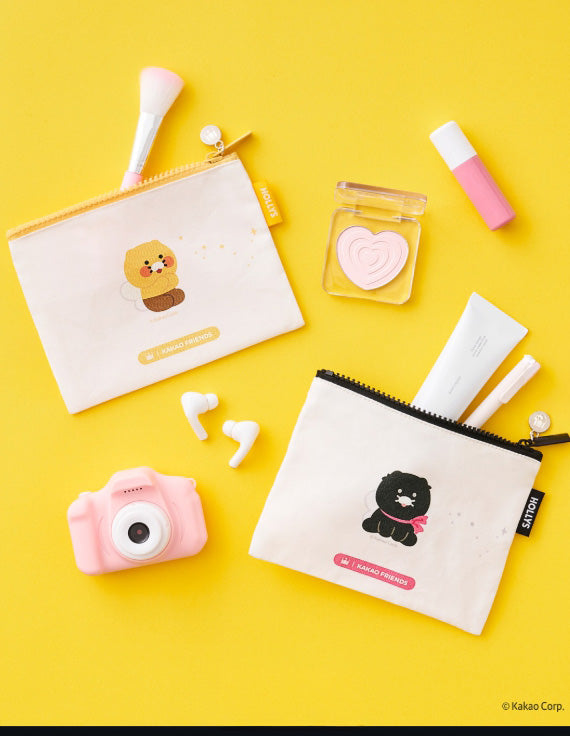 [KAKAO FRIENDS]Hollys Vanilla Delight 60T + 30T Bonus + Chunsik Pouch (Random 1 of 2)