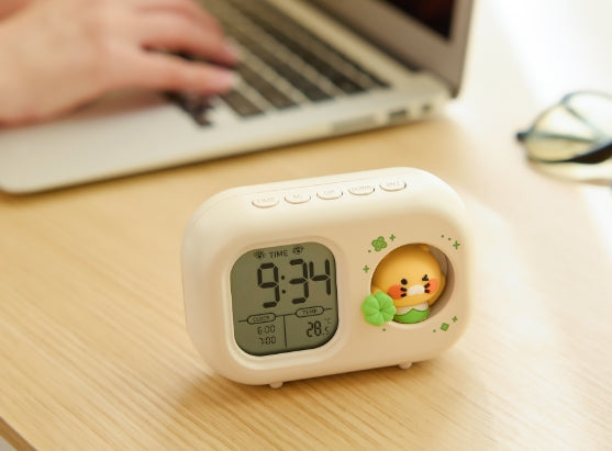 [KAKAO FRIENDS] Chunshik Mini Light Electronic Digital Alarm Clock Collection