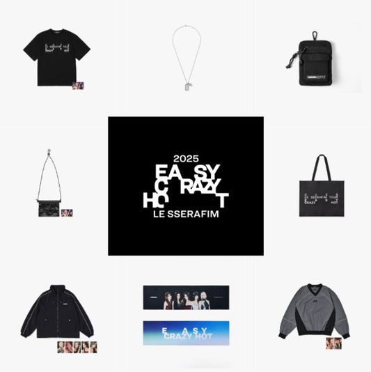 [LE SSERAFIM] 2025 tour 'easy crazy hot' official md (regular items)