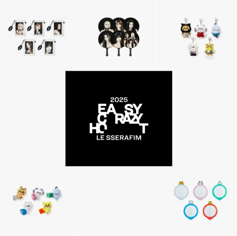 [LE SSERAFIM] 2025 tour 'easy crazy hot' official md (member type)