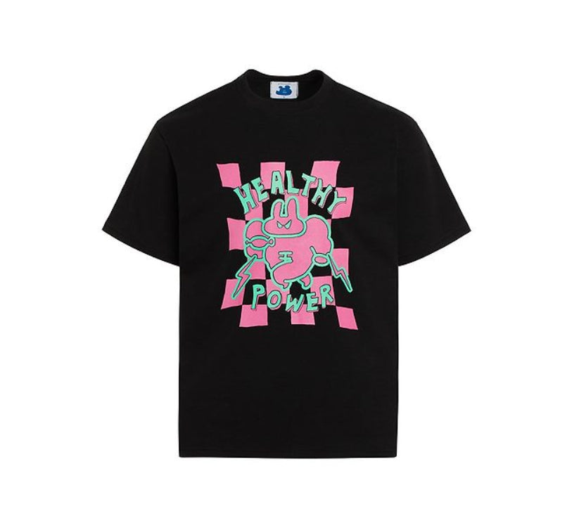 [KAKAO FRIENDS] SUKEYDOKEY Muscle Power Exercise T shirt OFFICIAL MD