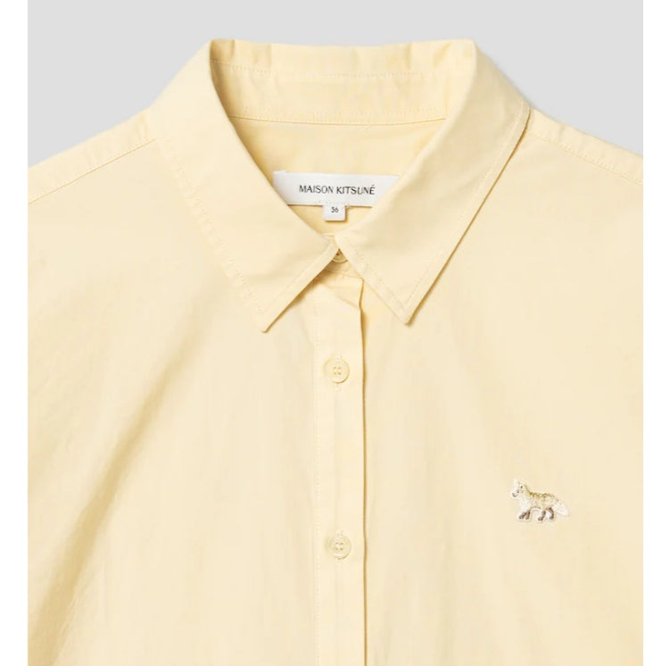 [BLACKPINK] Maison Kitsune Jenny  Baby Fox Classic Shirt  OFFICIAL MD